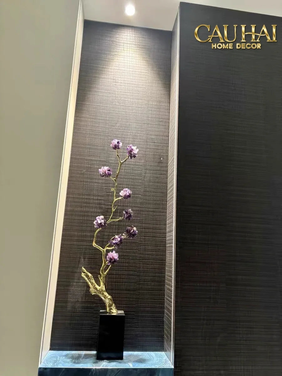 Maison Couture - Tượng Đồng Lúa Mì Brasson Épi Doré Amethyst Harvest House H100-TƯỢNG TRANG TRÍ-CẬU HAI HOME DECOR