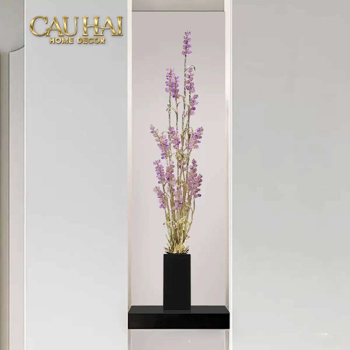 Maison Couture - Tượng Đồng Lúa Mì Brasson Épi Doré Amethyst Harvest House H100-TƯỢNG TRANG TRÍ-CẬU HAI HOME DECOR