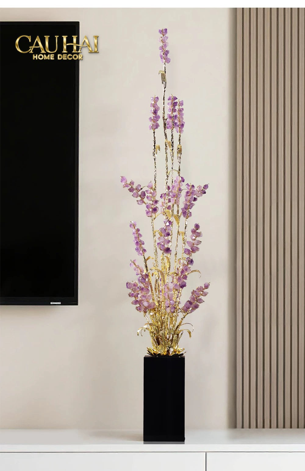 Maison Couture - Tượng Đồng Lúa Mì Brasson Épi Doré Amethyst Harvest House H100-TƯỢNG TRANG TRÍ-CẬU HAI HOME DECOR