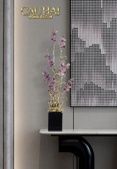 Maison Couture - Tượng Đồng Lúa Mì Brasson Épi Doré Amethyst Harvest House H100-CẬU HAI HOME DECOR