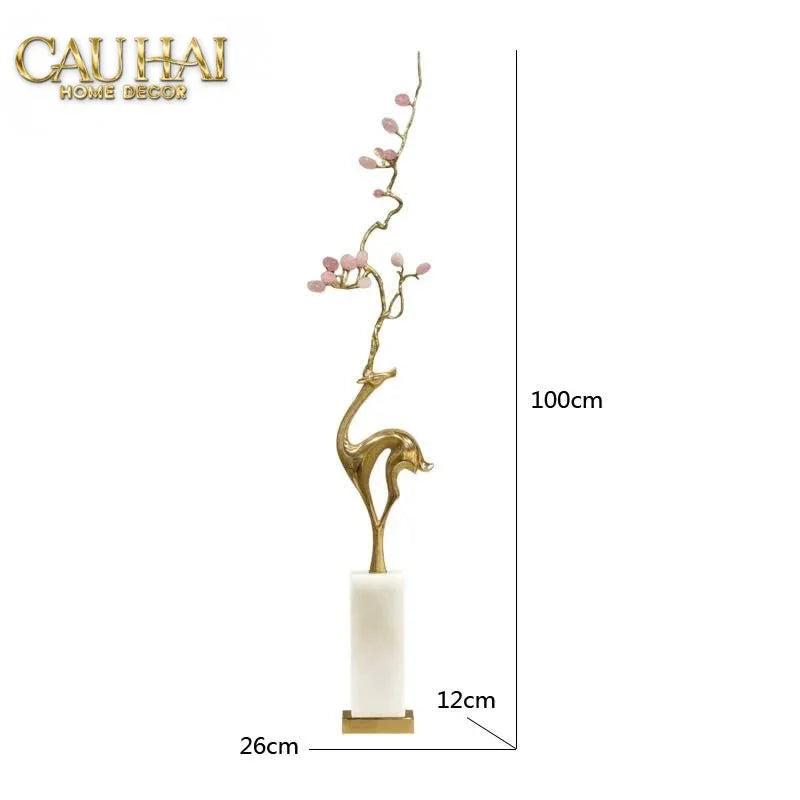 Maison Couture - Tượng Đồng Lúa Mì Brasson Épi Doré Amethyst Harvest House H100-CẬU HAI HOME DECOR