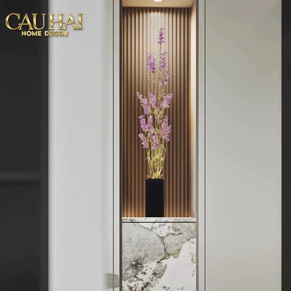 Maison Couture - Tượng Đồng Lúa Mì Brasson Épi Doré Amethyst Harvest House H100-CẬU HAI HOME DECOR