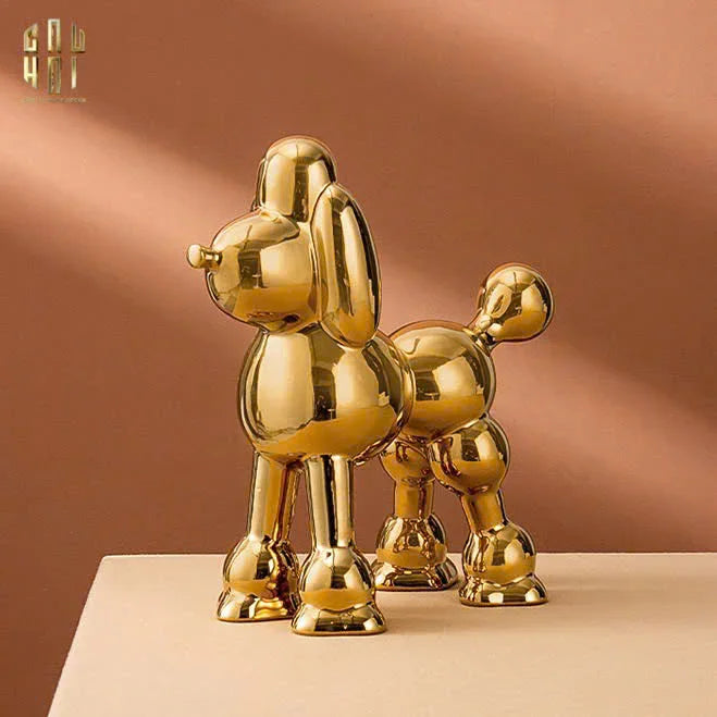 Maison Couture - Tượng Gilded Royal Poodle-TƯỢNG TRANG TRÍ-CẬU HAI HOME DECOR