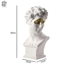 Maison Couture - Tượng Giuliano Masque Doré Spéciale Limitée 60Cm-CẬU HAI HOME DECOR