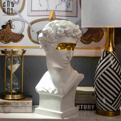 Maison Couture - Tượng Giuliano Masque Doré Spéciale Limitée 60Cm-CẬU HAI HOME DECOR