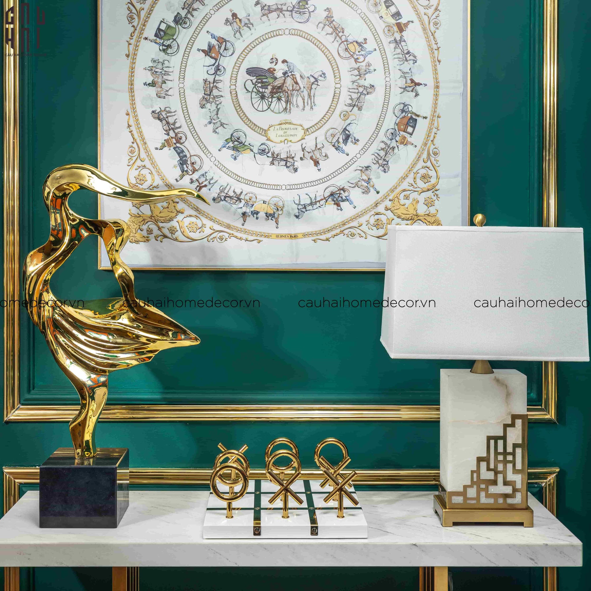 Maison Couture - Tượng Golden Ballet 75 Ss25-TƯỢNG TRANG TRÍ-CẬU HAI HOME DECOR