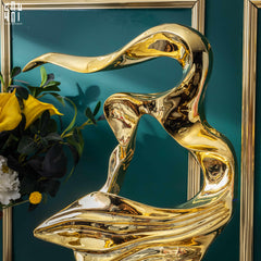 Maison Couture - Tượng Golden Ballet 75 Ss25-TƯỢNG TRANG TRÍ-CẬU HAI HOME DECOR