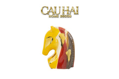 Maison Couture - Tượng Gốm Đầu Ngựa Equine Silhouette Sculpture Layered Painting Glazing H18/H28-TƯỢNG TRANG TRÍ-CẬU HAI HOME DECOR