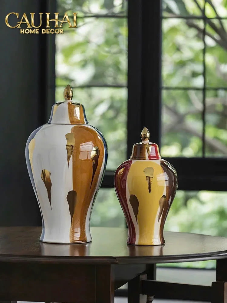 Maison Couture - Tượng Gốm Đầu Ngựa Equine Silhouette Sculpture Layered Painting Glazing H18/H28-TƯỢNG TRANG TRÍ-CẬU HAI HOME DECOR