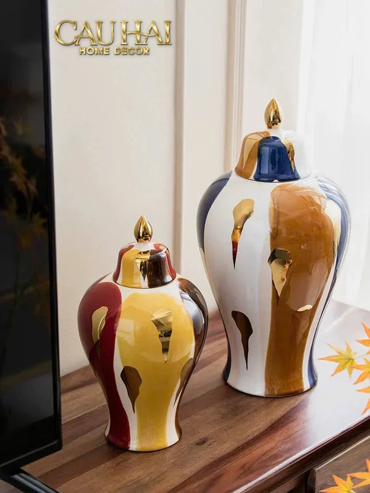 Maison Couture - Tượng Gốm Đầu Ngựa Equine Silhouette Sculpture Layered Painting Glazing H18/H28-TƯỢNG TRANG TRÍ-CẬU HAI HOME DECOR