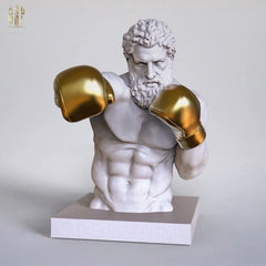 Maison Couture - Tượng Hercules Boxing 33x55x52-CẬU HAI HOME DECOR