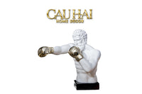 Maison Couture - Tượng Hercules Boxing 33x55x52-CẬU HAI HOME DECOR