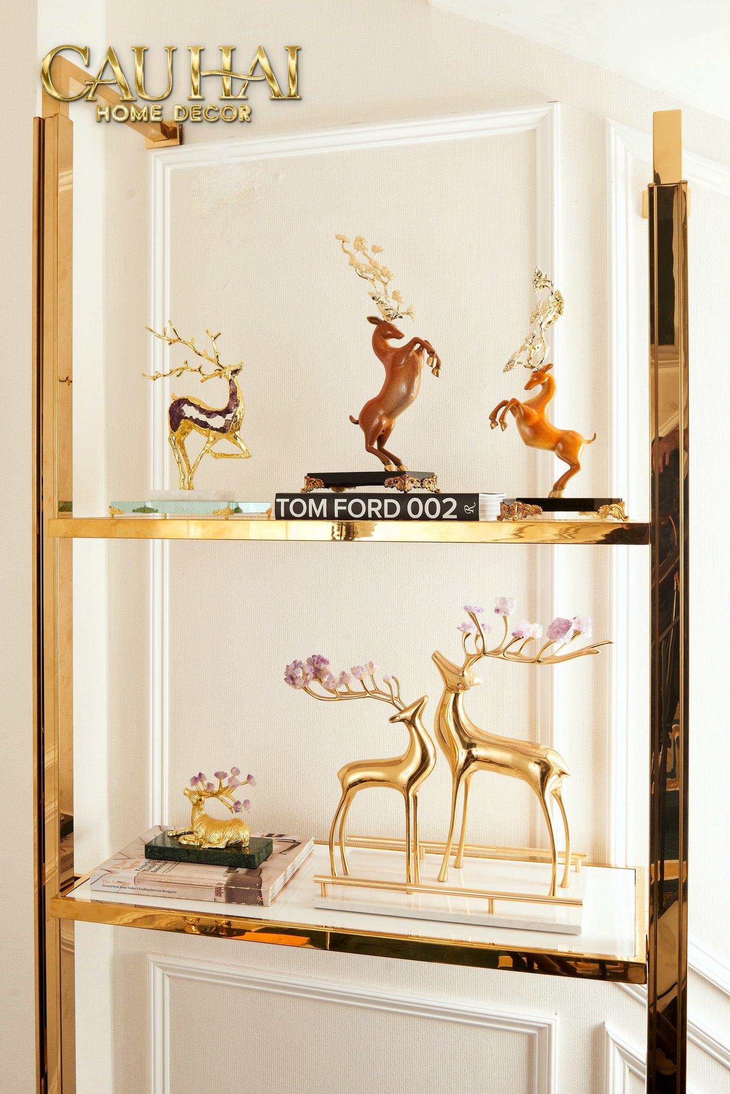 Maison Couture - Tượng Hươu Brasson Jewelry Mythical Elk-TƯỢNG TRANG TRÍ-CẬU HAI HOME DECOR