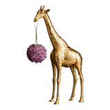 Maison Couture - Tượng Đồng Hươu Cao Cổ Brasson Giraffe Amethyst Orb Carrier 20x8x38