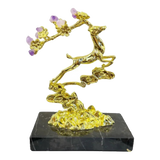 Maison Couture - Tượng Hươu Golden Elk Of Fortune Amethyst