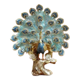 Maison Couture - Tượng Khổng Tước Paon Céleste Bleu Ciel - Empress Fan H33