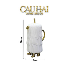 Maison Couture - Tượng Lọ Kẹo L'Object Haas Monsters Touch Dog Canister 17x30-TƯỢNG TRANG TRÍ-CẬU HAI HOME DECOR