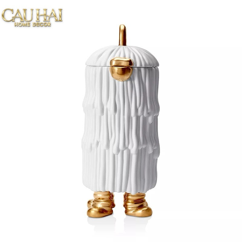 Maison Couture - Tượng Lọ Kẹo L'Object Haas Monsters Touch Dog Canister 17x30-TƯỢNG TRANG TRÍ-CẬU HAI HOME DECOR