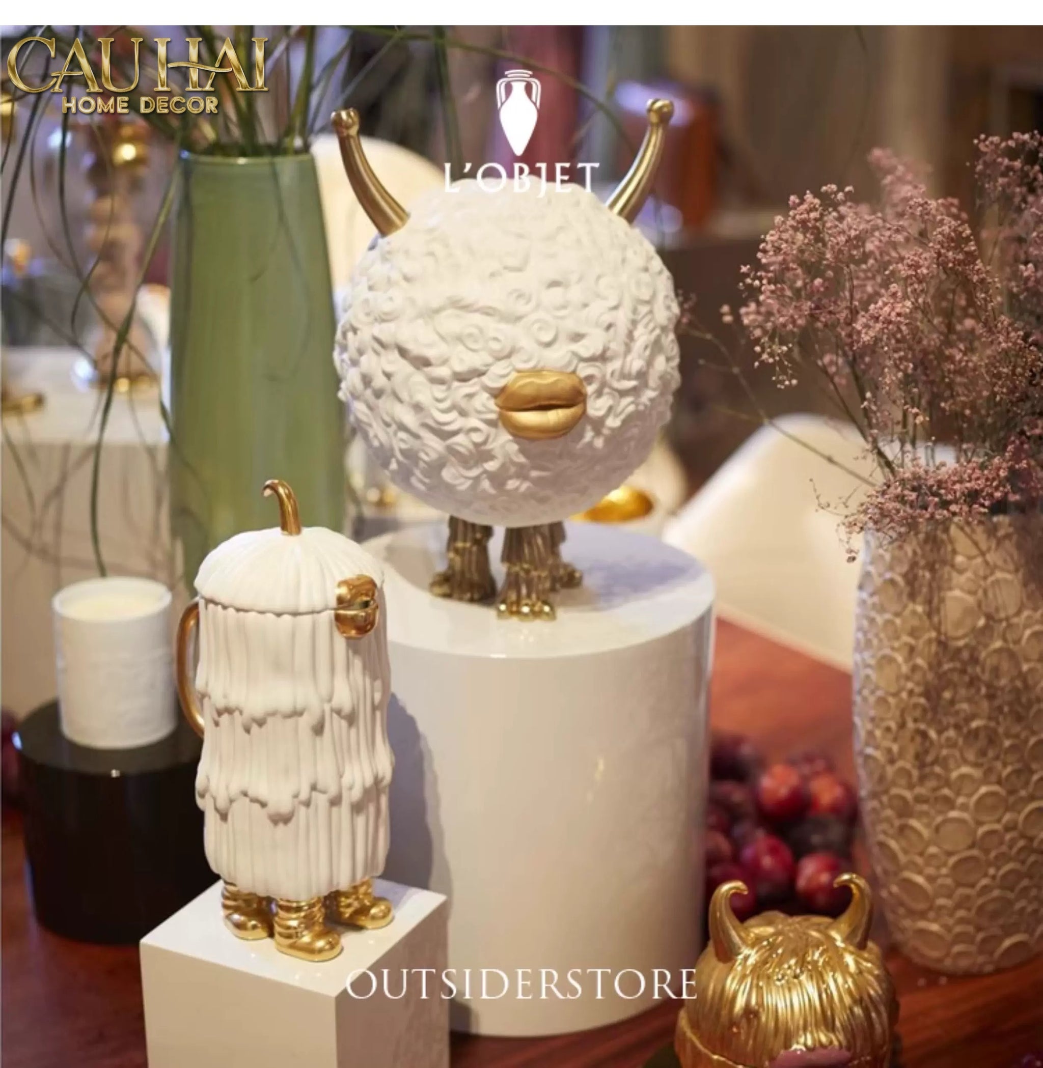 Maison Couture - Tượng Lọ Kẹo L'Object Haas Monsters Touch Dog Canister 17x30-TƯỢNG TRANG TRÍ-CẬU HAI HOME DECOR
