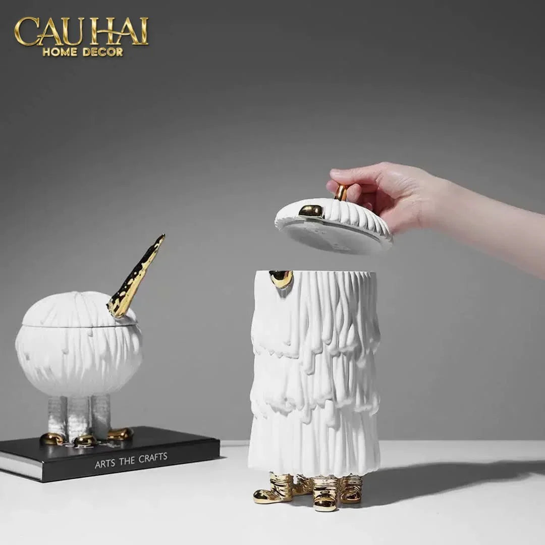Maison Couture - Tượng Lọ Kẹo L'Object Haas Monsters Touch Dog Canister 17x30-TƯỢNG TRANG TRÍ-CẬU HAI HOME DECOR