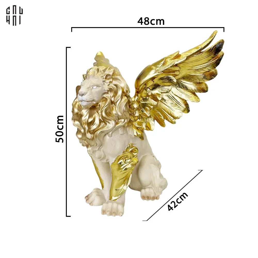 maison-couture-tuong-majestic-golden-lion-gold-dust-50cm-tuong-trang-tri-cau-hai-home-decor-2 - CẬU HAI HOME DECOR