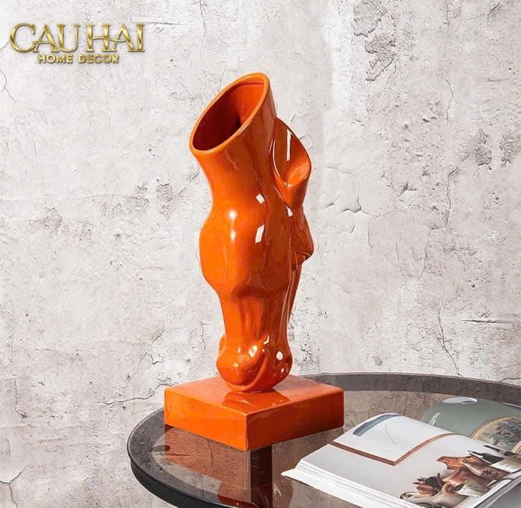 Maison Couture - Tượng Ngựa Bình Hoa Tête De Cheval Savoir Atélier Vessel H49-TƯỢNG TRANG TRÍ-CẬU HAI HOME DECOR
