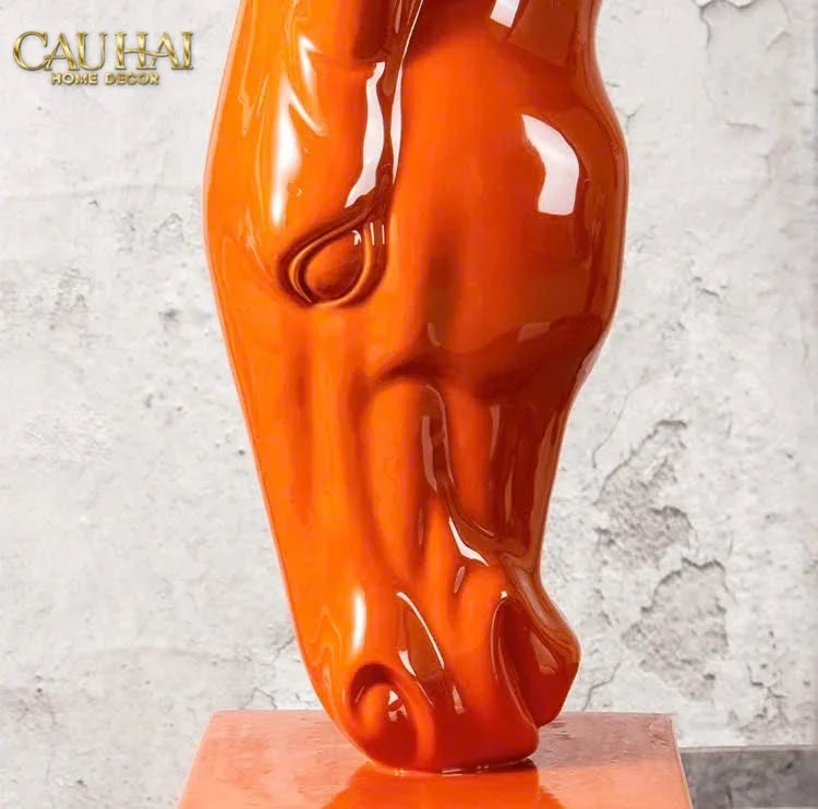 Maison Couture - Tượng Ngựa Bình Hoa Tête De Cheval Savoir Atélier Vessel H49-TƯỢNG TRANG TRÍ-CẬU HAI HOME DECOR