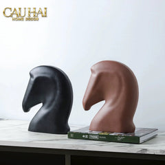 Maison Couture - Tượng Ngựa Chặn Giấy Brun Cheval De Papier Paperweight-HỘP KHĂN GIẤY-CẬU HAI HOME DECOR