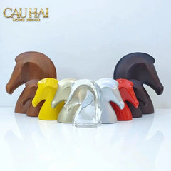 Maison Couture - Tượng Ngựa Chặn Giấy Brun Cheval De Papier Paperweight-HỘP KHĂN GIẤY-CẬU HAI HOME DECOR