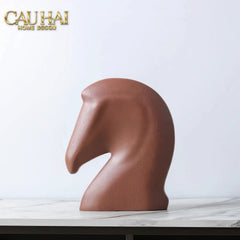 Maison Couture - Tượng Ngựa Chặn Giấy Brun Cheval De Papier Paperweight-HỘP KHĂN GIẤY-CẬU HAI HOME DECOR