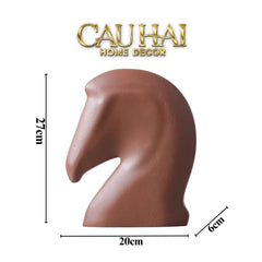 Maison Couture - Tượng Ngựa Chặn Giấy Brun Cheval De Papier Paperweight-HỘP KHĂN GIẤY-CẬU HAI HOME DECOR