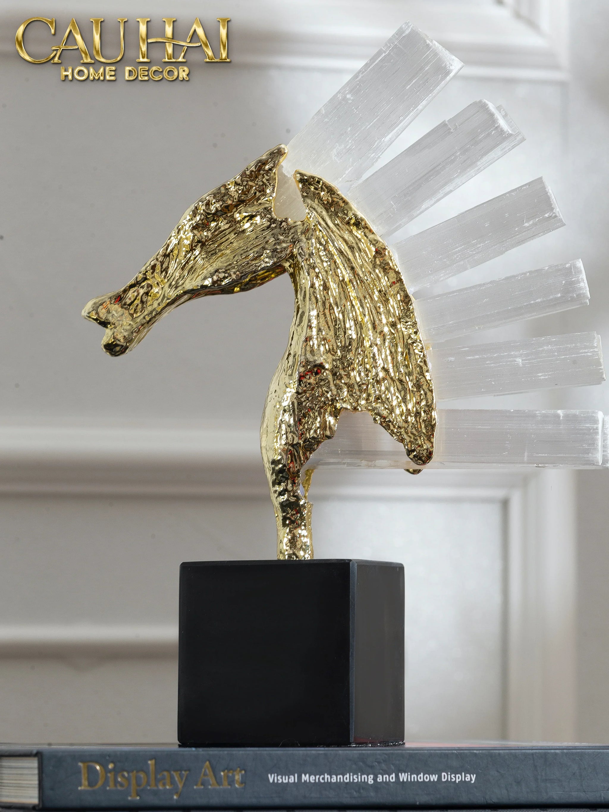 Maison Couture - Tượng Ngựa Chiến Mã Hoàng Gia Elite Quartz Paladin-TƯỢNG TRANG TRÍ-CẬU HAI HOME DECOR