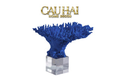 Maison Couture - Tượng San Hô Đế Pha Lê Saphir de Mer Cristalleries Coral Sculptures-TƯỢNG TRANG TRÍ-CẬU HAI HOME DECOR