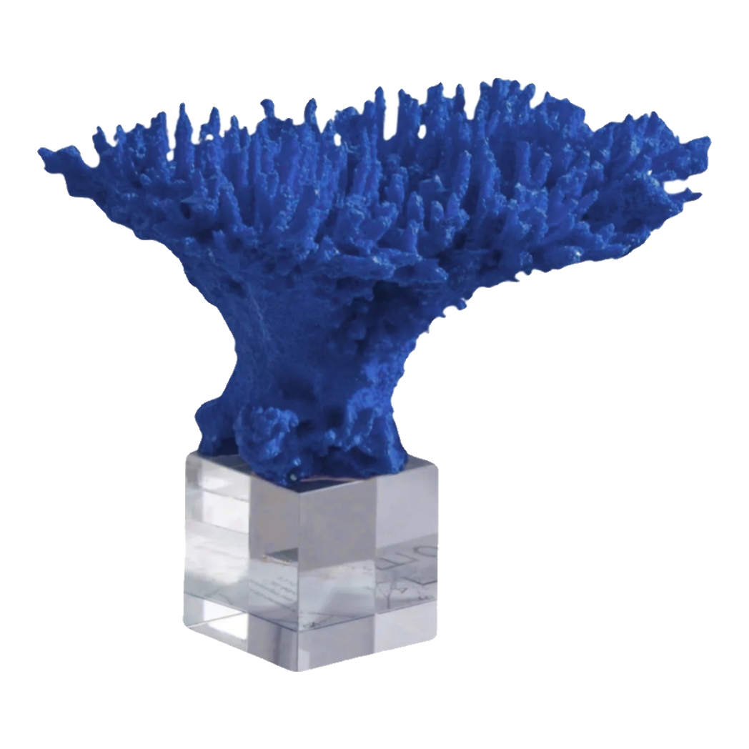 Maison Couture - Tượng San Hô Đế Pha Lê Saphir de Mer Cristalleries Coral Sculptures