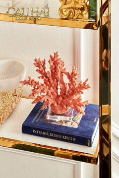 Maison Couture - Tượng San Hô Vương Miện Couronne Ashen Terra Cristalleries Coral Sculptures 34x12x30-TƯỢNG TRANG TRÍ-CẬU HAI HOME DECOR