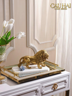 Maison Couture - Tượng Sư Tử - Brasson Jewelry Lion King Of Narnian Ss25-TƯỢNG TRANG TRÍ-CẬU HAI HOME DECOR