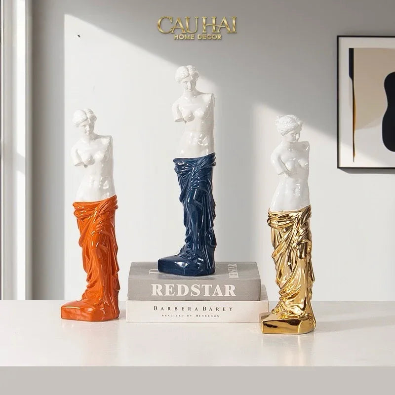 Maison Couture - Tượng Thần Tình Yêu - Sculpture Venus De Milo D'Or H44-TƯỢNG TRANG TRÍ-CẬU HAI HOME DECOR