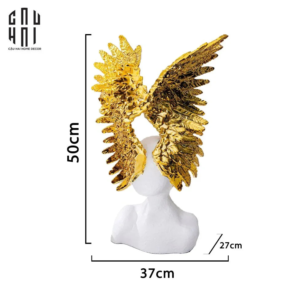 Maison Couture - Tượng Thiên Thần Angel Wings - Raphael H50-CẬU HAI HOME DECOR