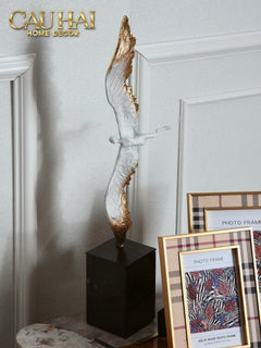 Maison Couture - Tượng Thiên Thần Falling Angel H53-TƯỢNG TRANG TRÍ-CẬU HAI HOME DECOR