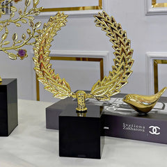 Maison Couture - Tượng Vòng Nguyệt Quế Bằng Đồng - The Glory Laurel Crown 18x24-TƯỢNG TRANG TRÍ-CẬU HAI HOME DECOR