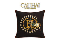 Maison Couture - Vỏ Gối Len Merinos Cashmere Signature Chariots Regal H 48-VỎ GỐI-CẬU HAI HOME DECOR