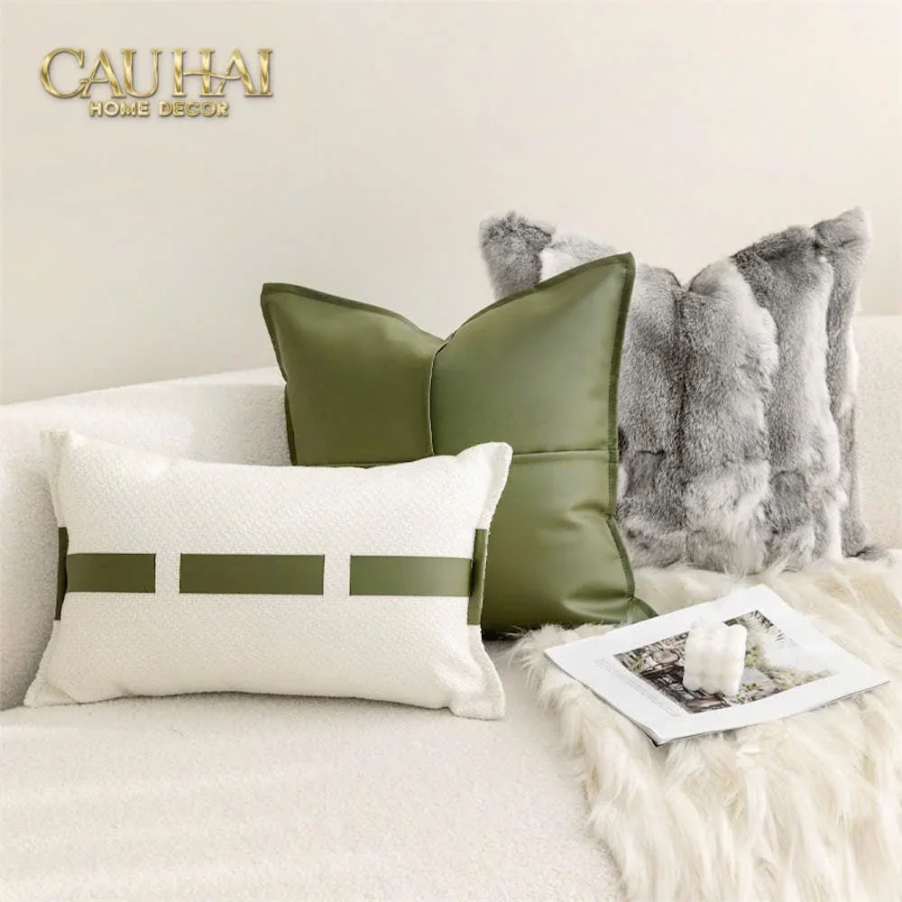 Maison Couture - Vỏ Gối Lông Le Lapin De Neige 45-VỎ GỐI-CẬU HAI HOME DECOR