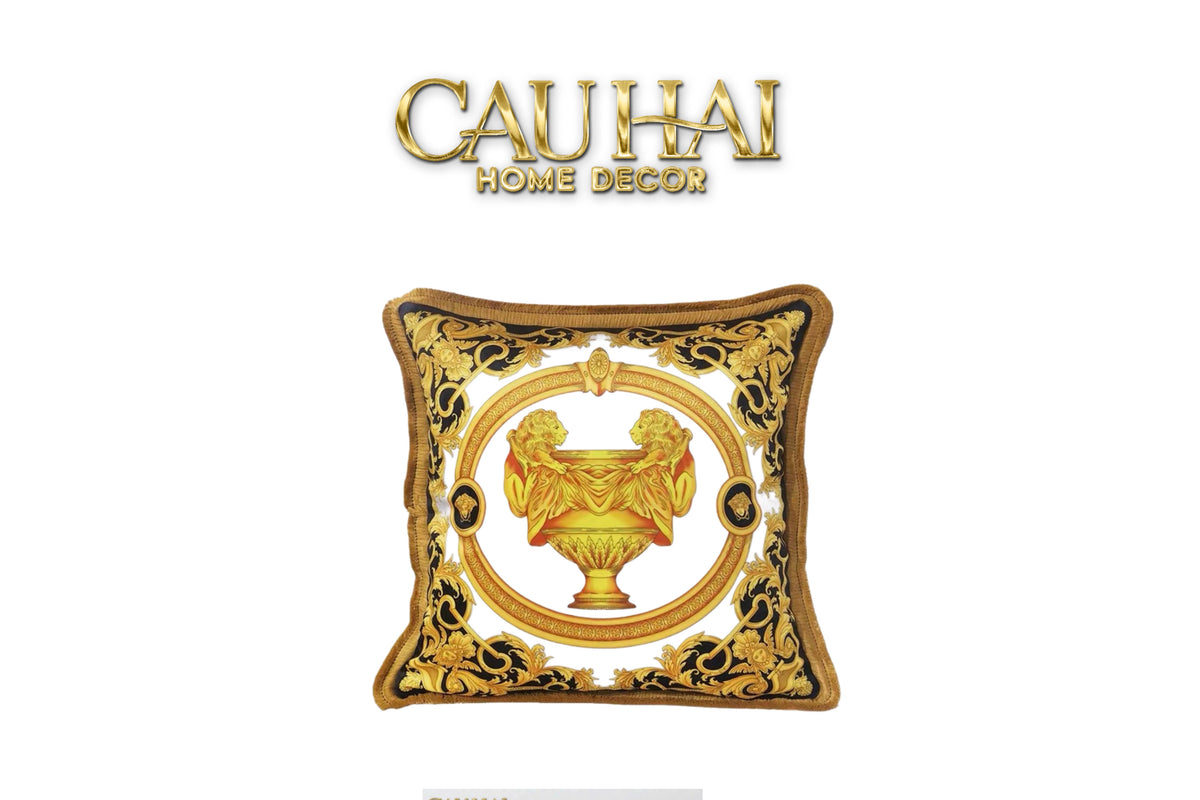 Maison Couture - Vỏ Gối V Class La Coupe Des Dieux Grand Cushion 50-VỎ GỐI SOFA-CẬU HAI HOME DECOR-CẬU HAI HOME DECOR