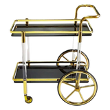 Maison Couture - Xe Đẩy Quầy Bar / Bar Cart Hemingway Trolley - Black Mirror 54x87x85-XE ĐẨY BAR-Đối tác tại Trung Quốc theo từng đơn đặt hàng-CẬU HAI HOME DECOR