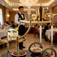 Maison Couture - Xe Đẩy Quầy Bar Grand Marquis Lusso Bar Cart Trolley 40x90x90-CẬU HAI HOME DECOR