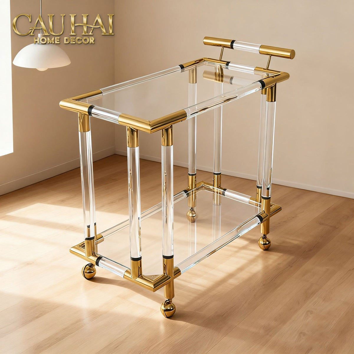 Maison Couture - Xe Quầy Bar Lucent Royal Trolley-CẬU HAI HOME DECOR