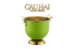 Maison Couture - Xô Đá Avocado Golden Elk Ice Bucket 2L 17x21-XÔ ĐÁ-CẬU HAI HOME DECOR
