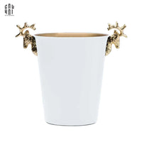 Maison Couture - Xô Đá Màu Trắng Golden Elk Ice Bucket White 5L-XÔ ĐÁ-CẬU HAI HOME DECOR