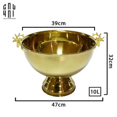 Maison Couture - Xô Đá Ướp Lạnh Grande Golden Elk Ice Bucket 10L 39x47x32-CẬU HAI HOME DECOR