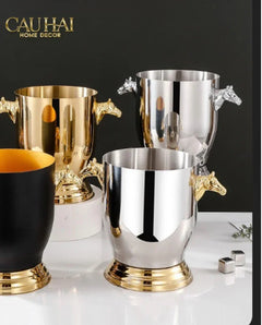 maison-couture-xo-da-uop-vang-stainless-steel-cheval-equestre-ice-bucket-metalic-gold-6l-18x24-cau-hai-home-decor-3 - CẬU HAI HOME DECOR